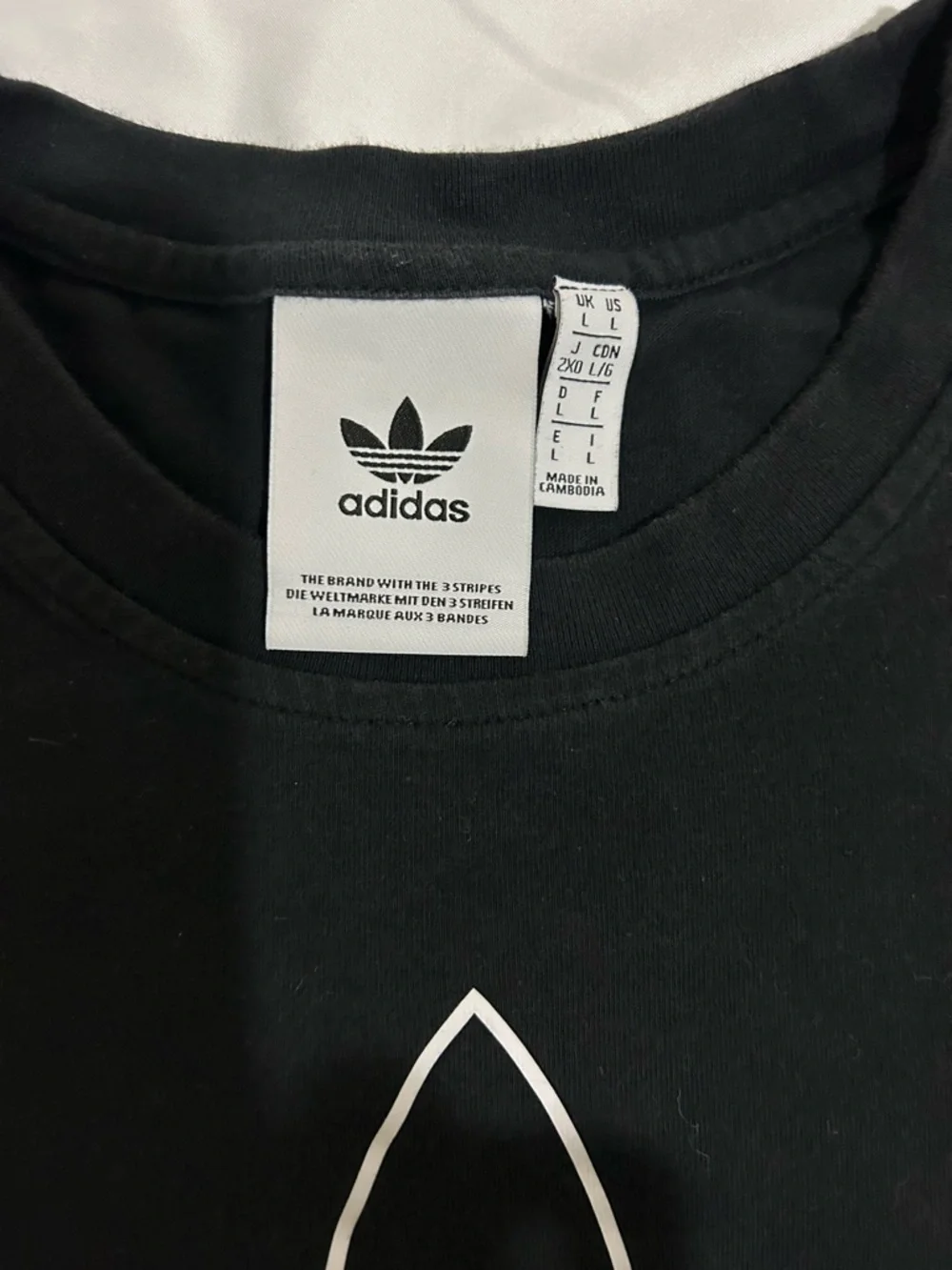 Adidas Black Logo Tee